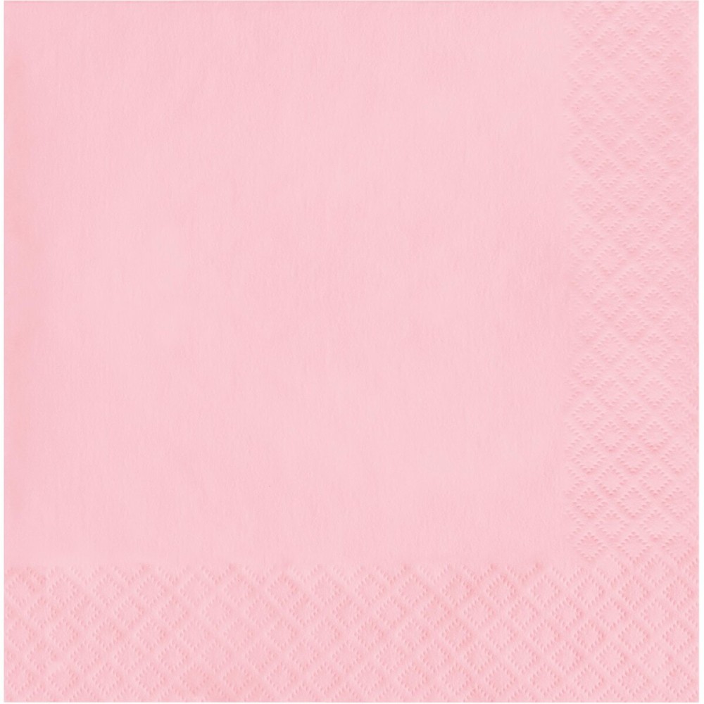 Creative Converting Party Tableware 2-Ply Luncheon Napkin, Party Supplies, One Size, Classic Pink, 50 (139190135)
