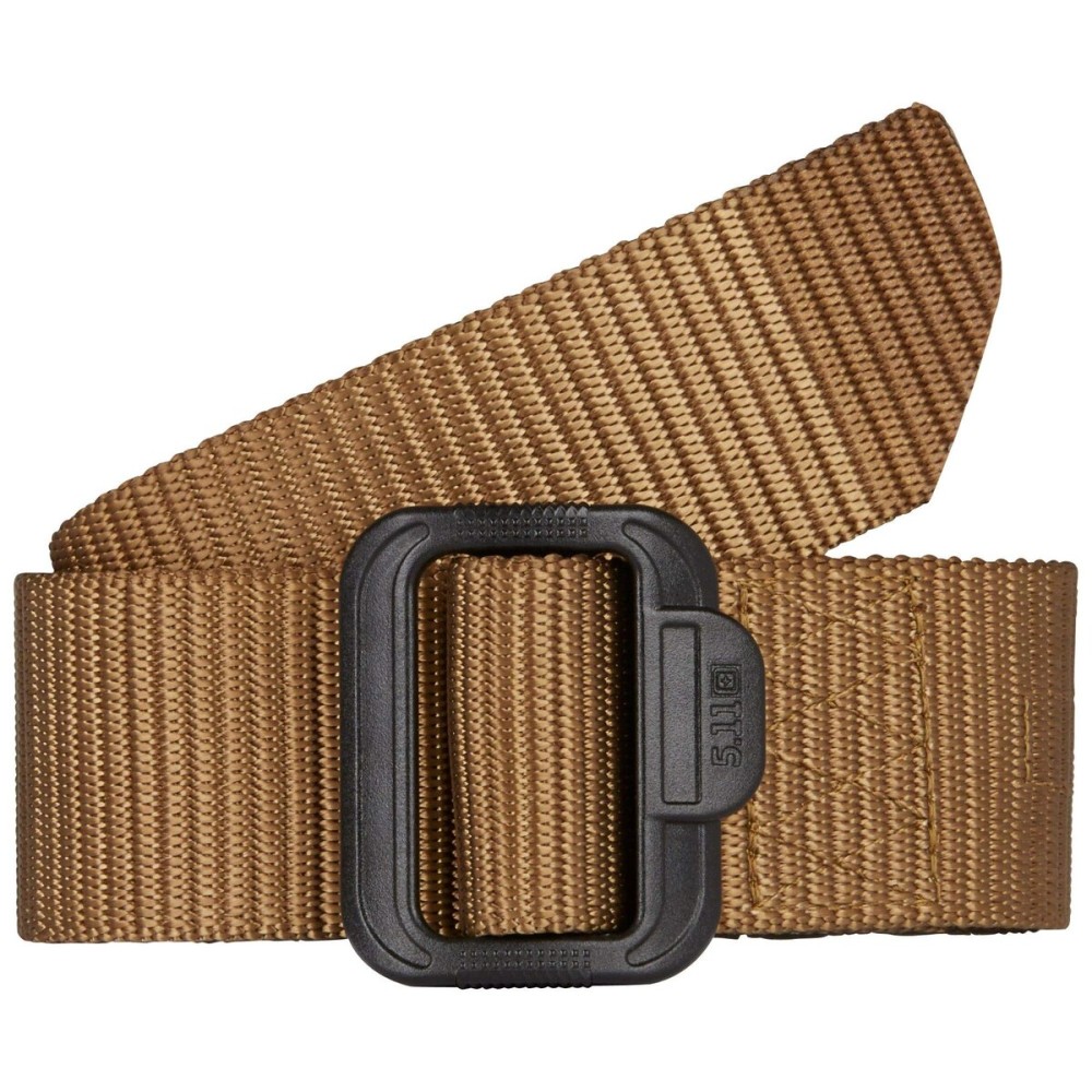 5.11 Tactical Men\'s 1.75 Inch TDU Belt, Fade and Fray Resistant, Style 59552, Coyote, Small
