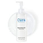 Cure by Toyo | Aqua Gel Gentle Exfoliator | Clear and Softer Skin | Non-Abrasive Face and Body Cleanser | Sensitive Skin | Big Size 8.82oz