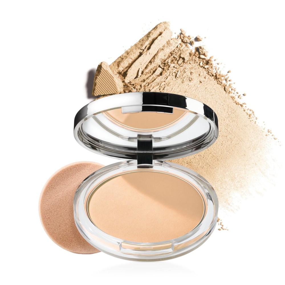 Clinique Stay-Matte Sheer Pressed Powder For Oily Skin Types | Sheer Coverage + Matte Finish | Minimizes Shine, Stay Cream