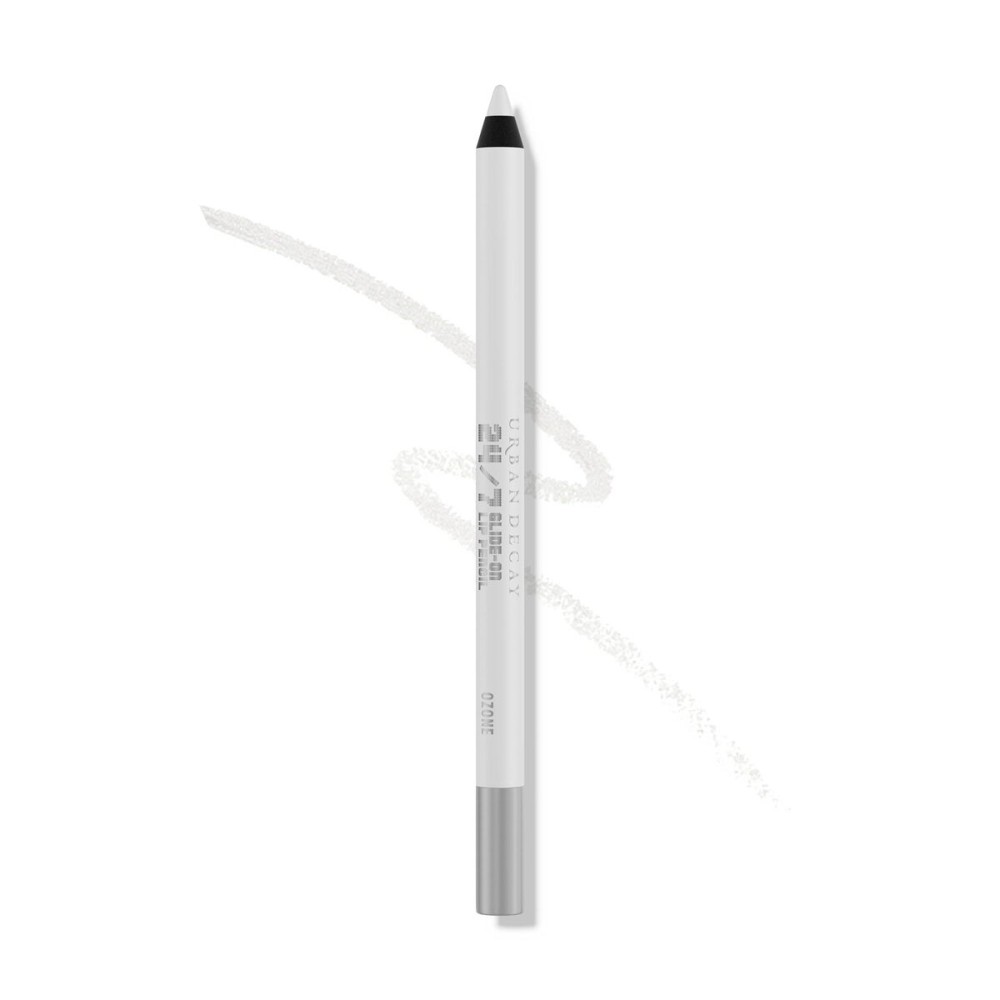 URBAN DECAY 24/7 Glide-On Waterproof Lip Pencil (Ozone - Clear), Smudge-Proof, Longwearing Lip Liner, Smooth & Creamy Colors, Moisturizing Formula with Vitamin E - 0.04 oz