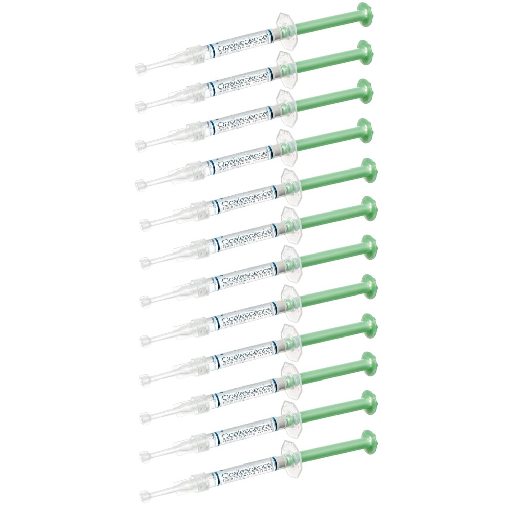 Opalescence 35% Gel Syringes Teeth Whitening - Refill Kit (12 Syringes), Made by Ultradent, Carbamide Peroxide in Mint Flavor. Tooth Whitening 5197-12