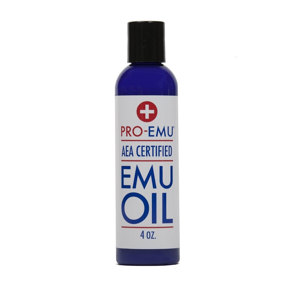 Pro Emu OIL (4 oz) All Natural Emu Oil - AEA Certified - Made In USA - Best All Natural Oil for Face, Skin, Hair and Nails.