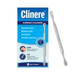 Clinere Ear Cleaners, Gentle Ear Cleaning and Ear Wax Removal Tool, Itch Relief, Exfoliates, 10 Count
