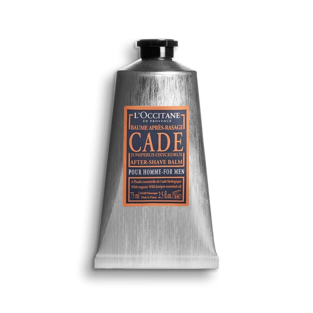 L\'OCCITANE Soothing Cade After Shave Balm, 2.5 Fl. Oz: Hydrating, Soothe After Shave, Reduce feelings of irritation, With Shea Butter + Cade Essential Oil
