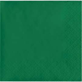 Creative Converting Touch of color 200Count 2-Ply Paper Beverage Napkins, Emerald Green