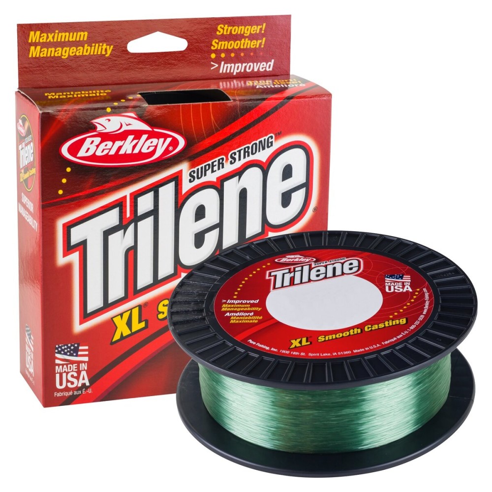 Berkley Trilene XL, Low-Vis Green, 4lb | 1.8kg, 1000yd | 914m Monofilament Fishing Line, Suitable for Freshwater Environments