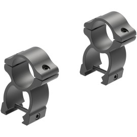 Leupold Rifleman Scope Rings, 1 - Detachable See-Thru High Rings with a Matte Finish
