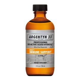 Argentyn 23 Professional Immune Support - Colloidal Silver, Bio-Active Silver Hydrosol, 23 ppm, Liquid Twist Top, 4 Fl Oz (118 mL)