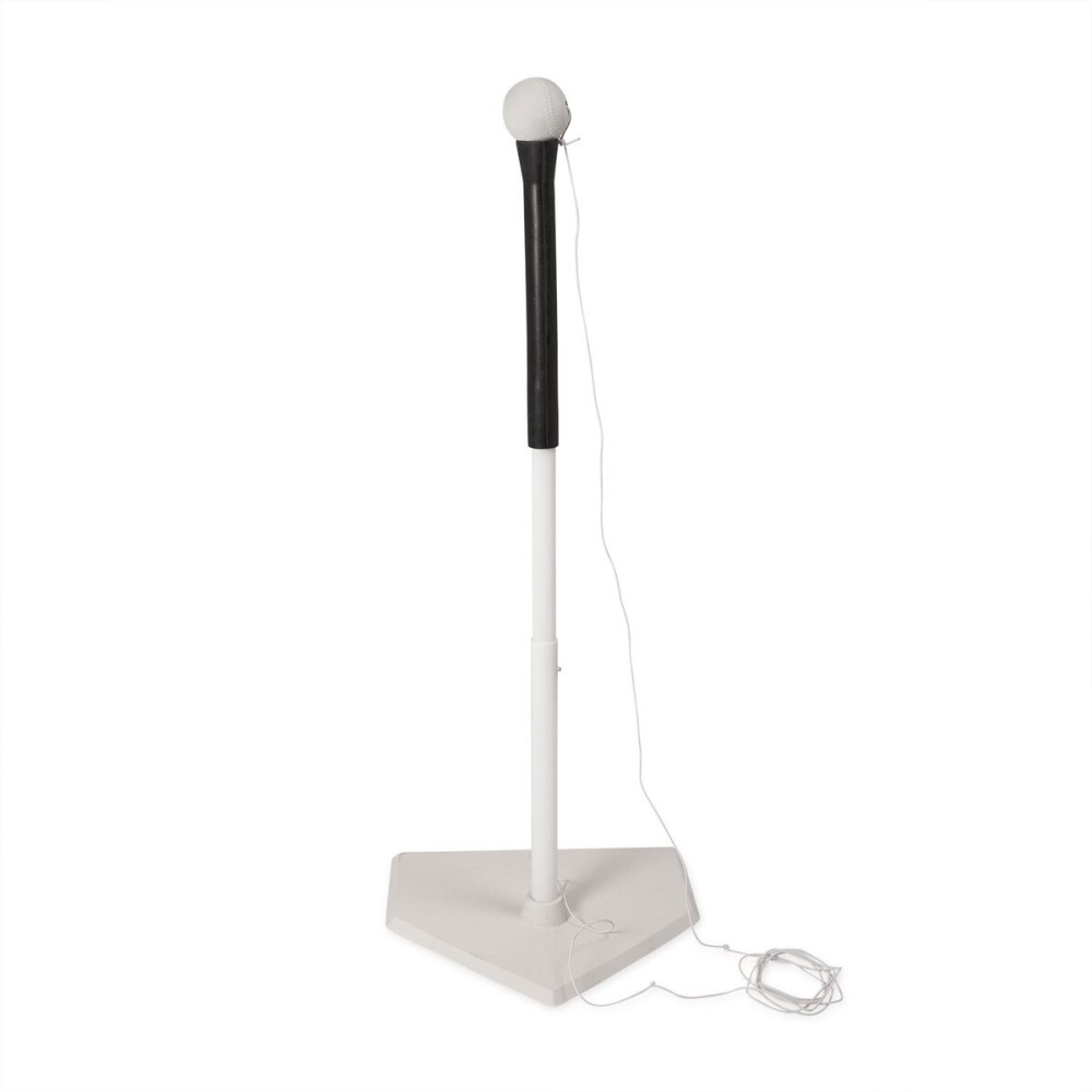 Champion Sports Batting Tee Trainer -Mounted Adjustable Telescopic Batting Tee - 21 to 35