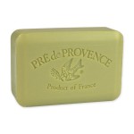 Pre de Provence Artisanal Soap Bar, Enriched with Organic Shea Butter, Natural French Skincare, Quad Milled for Rich Smooth Lather, 8.8 Ounce, Green Tea