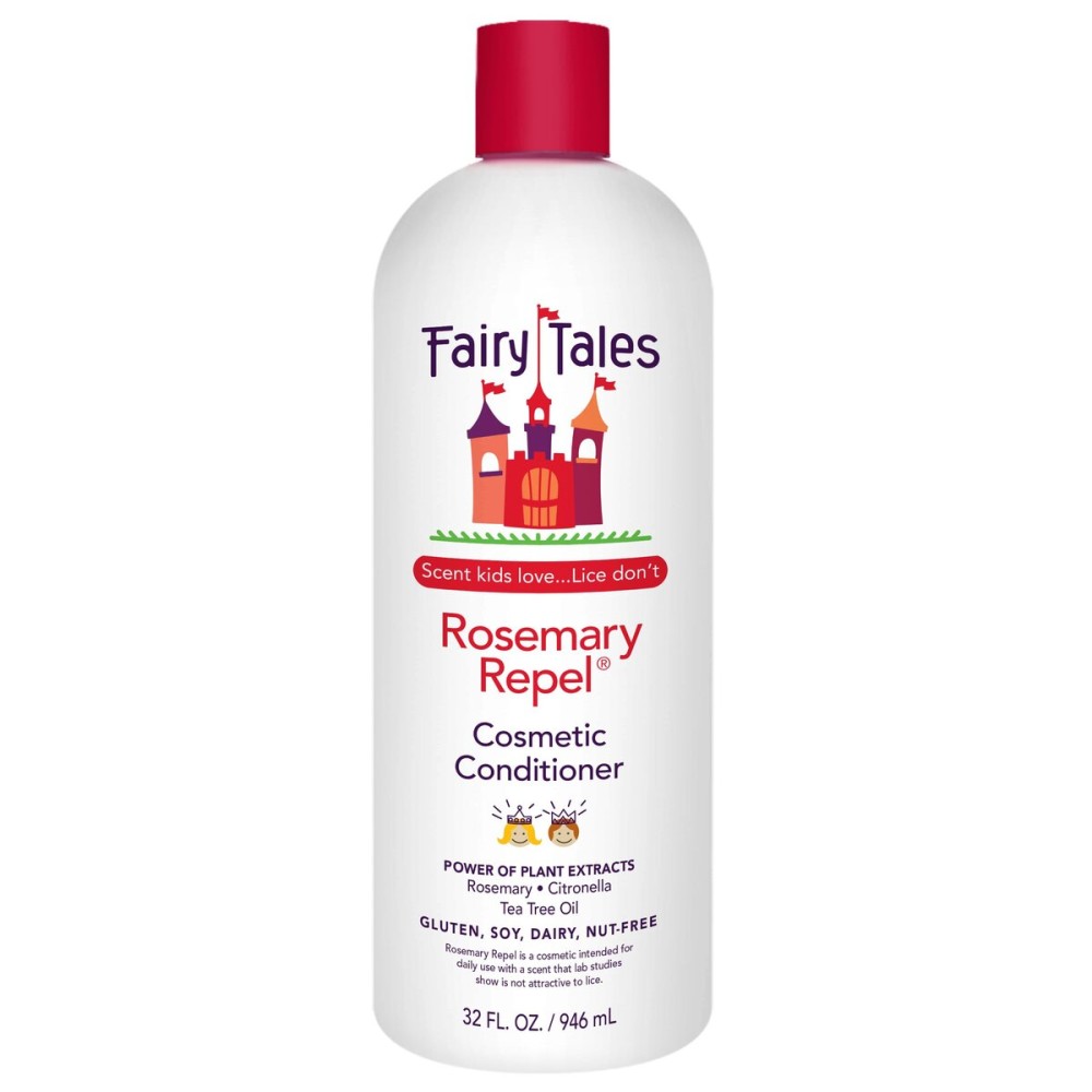 Fairy Tales Rosemary Repel Daily Kids Conditioner- Kids Like the Smell, Lice Do Not, 32 fl oz. (Pack of 1)
