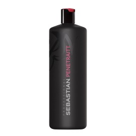 Sebastian Professional Penetraitt Shampoo | Strengthening & Repair | For Damaged & Colored Hair | 33.8 fl oz