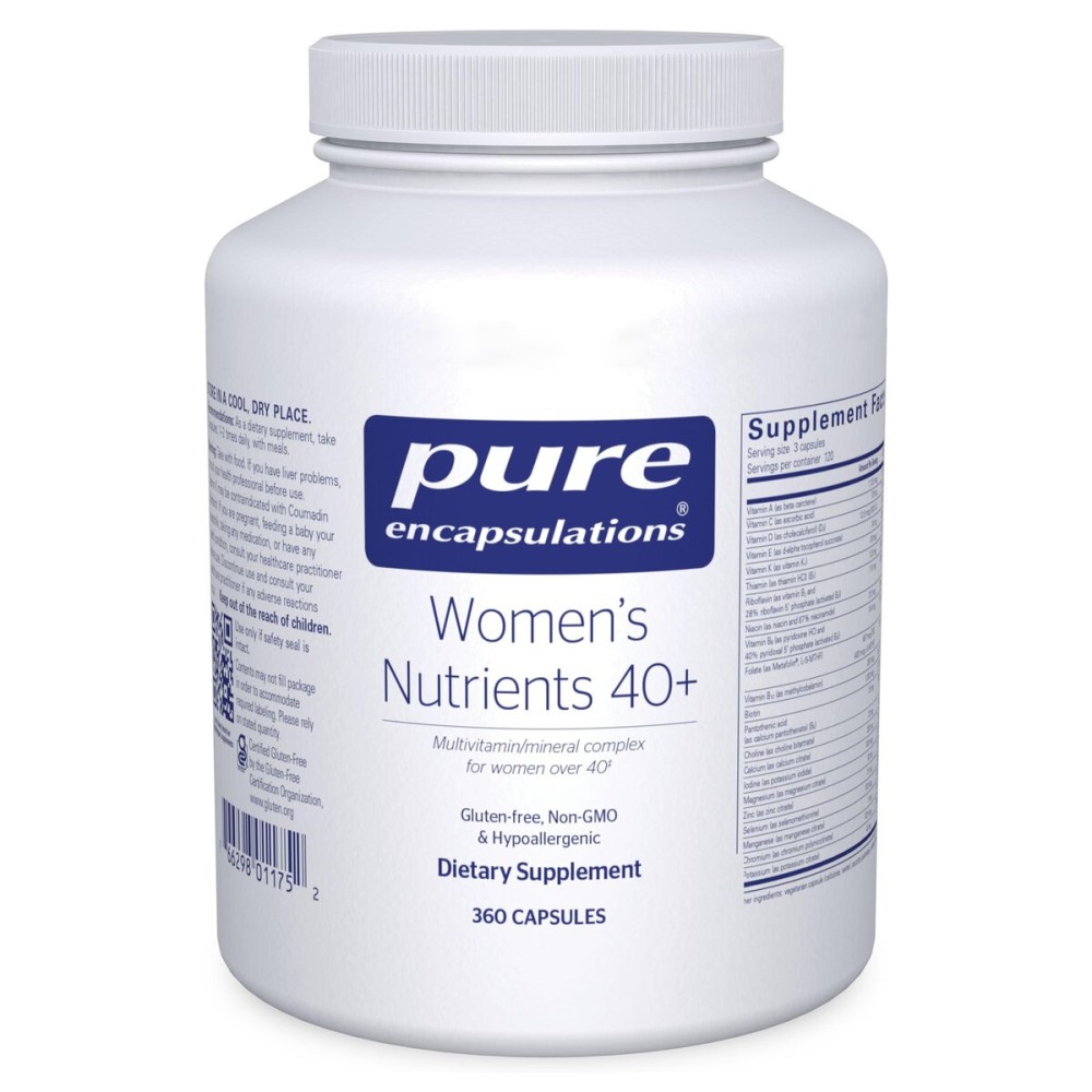 Pure Encapsulations Women\'s Nutrients 40+ - Multivitamin for Women Over 40 to Support Urinary Tract Health, Breast Cell Health & Eye Integrity* - with Vitamin C, E & A - 360 Capsules