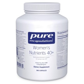 Pure Encapsulations Women\'s Nutrients 40+ - Multivitamin for Women Over 40 to Support Urinary Tract Health, Breast Cell Health & Eye Integrity* - with Vitamin C, E & A - 360 Capsules