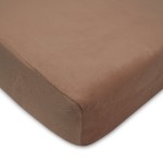 American Baby Company Heavenly Soft Chenille Fitted Crib Sheet 28 x 52, Warm and Cozy Neutral Chenille Sheet, Chocolate, for Boys and Girls, Fits Crib and Toddler Bed mattresses
