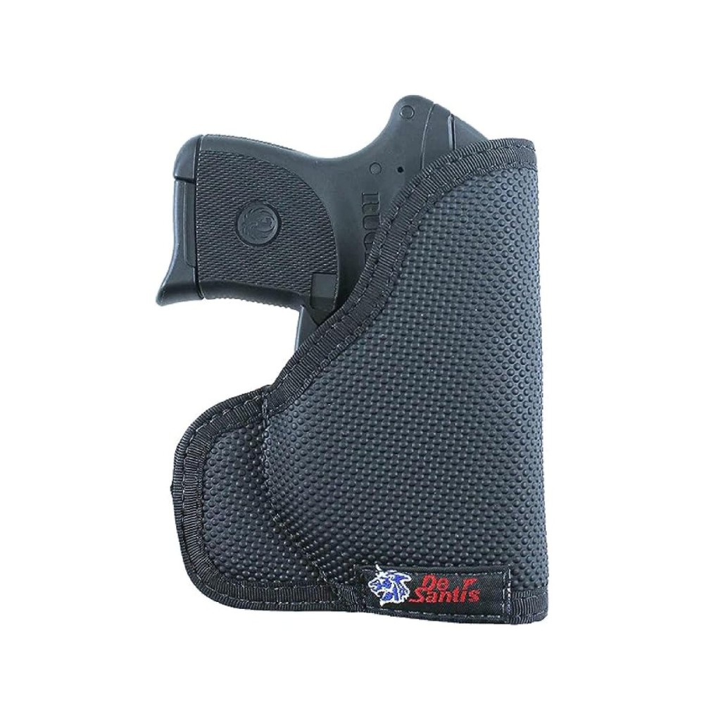 Desantis Nemesis Pocket Holster - Pocket Holsters for Concealed Carry, Fits Ruger LCP II W/LG-497/497G & Viridian E Series, KELTEC P3AT, P32 W/CT LG-430, Ruger LCP W/CT LG-431 & LASERMAX - Black