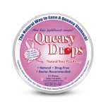 Three Lollies Queasy Drops - Sour Raspberry Flavor - Travel Sickness & Nausea Relief, Soothes Stomach & Dry Mouth, Natural Ingredients - 21 ct
