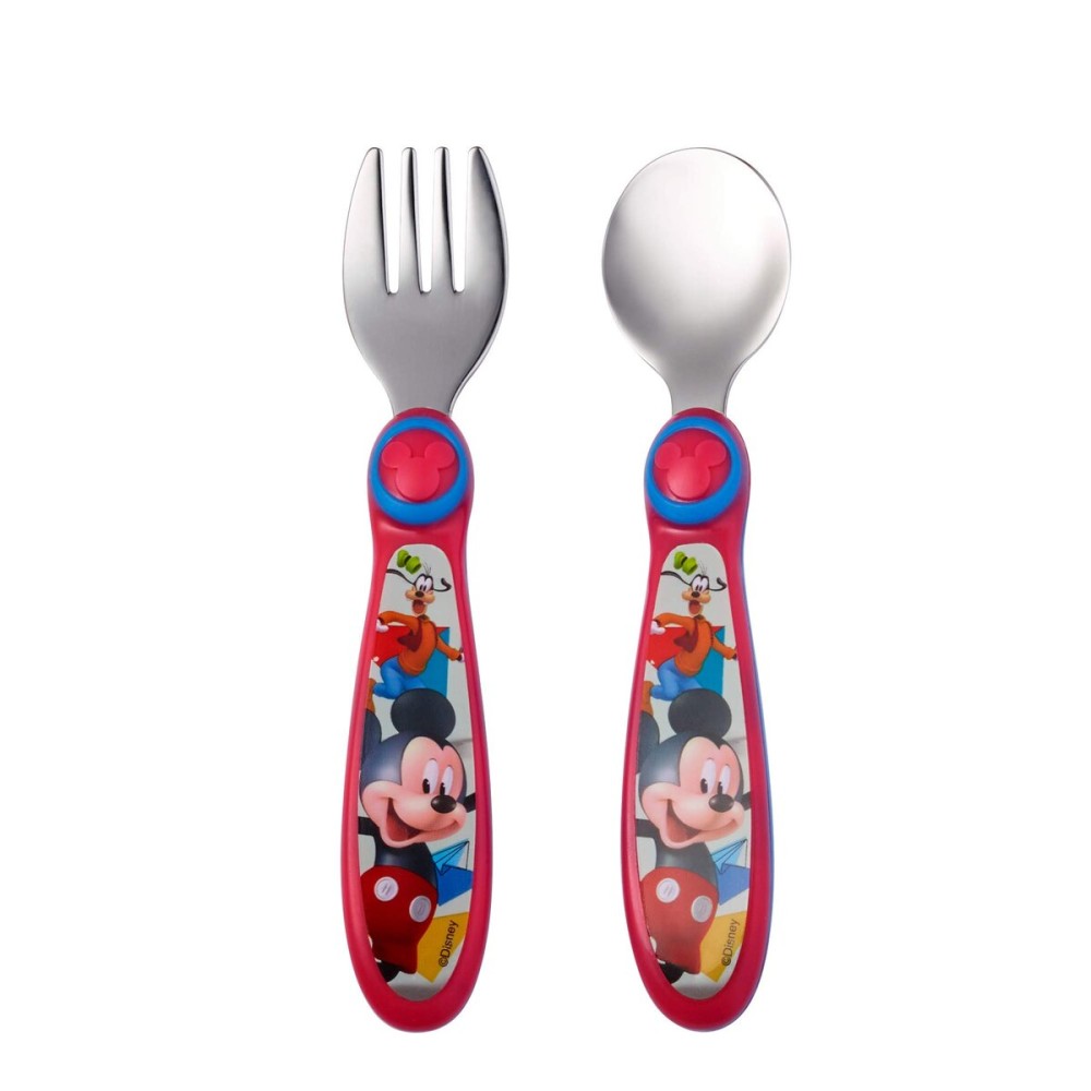Disney Baby Mickey Mouse Stainless Steel Flatware for Kids