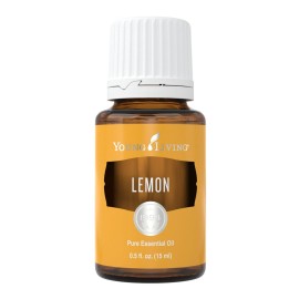 Young Living Premium Grade Lemon Essential Oil 15ml, 100% Pure & Natural Invigorating Aromatherapy Young Living Certified Energize and Refresh Mind Body and Spirit Uplifting Mood Enhancing Focus