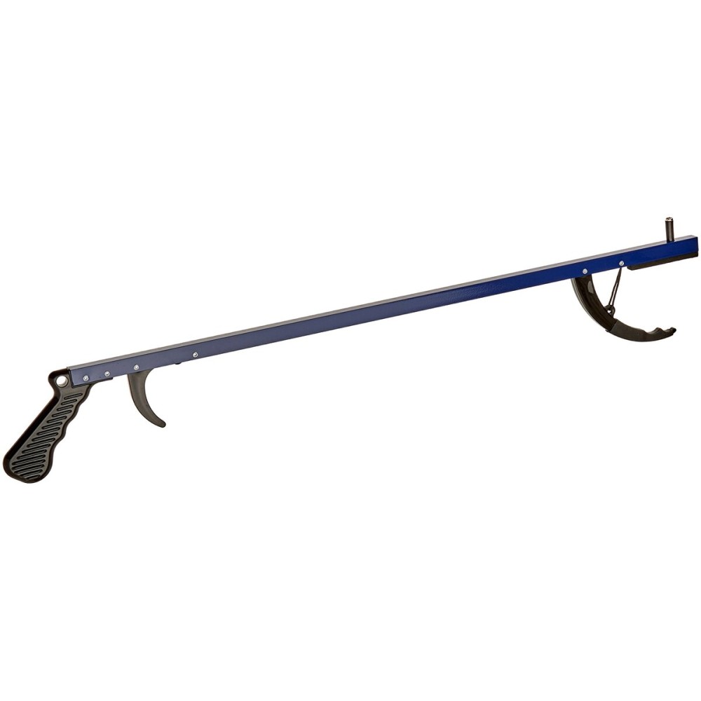 Sammons Preston Reacher, Blue, 26 Inch, Grabber Reacher Tool, Lightweight Trash Picker Grabber & Garden Nabber, Handy Aluminum Picker Up Tool & Reaching Claw, Portable Reaching Assist & Dressing Tool