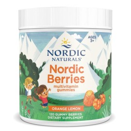 Nordic Naturals Nordic Berries, Citrus - 120 Gummy Berries - Great-Tasting Multivitamin for Ages 2+ - Growth, Development, Optimal Wellness - Non-GMO, Vegetarian - 30 Servings