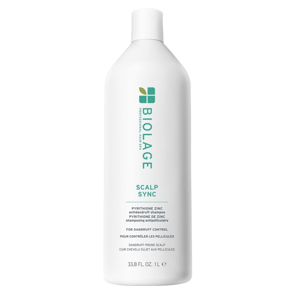 Biolage Scalp Sync Anti-Dandruff Shampoo - Deeply Cleanses Hair & Scalp, Moisturizing Dandruff Treatment, With Zinc Pyrithione, Vegan & Cruelty-Free, 33.8 Fl Oz