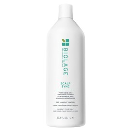 Biolage Scalp Sync Anti-Dandruff Shampoo - Deeply Cleanses Hair & Scalp, Moisturizing Dandruff Treatment, With Zinc Pyrithione, Vegan & Cruelty-Free, 33.8 Fl Oz