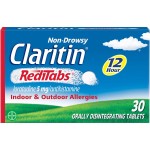 Claritin Non-Drowsy RediTabs Indoor & Outdoor Allergies 12 Hour Relief Tablets - 30 CT, 5mg.