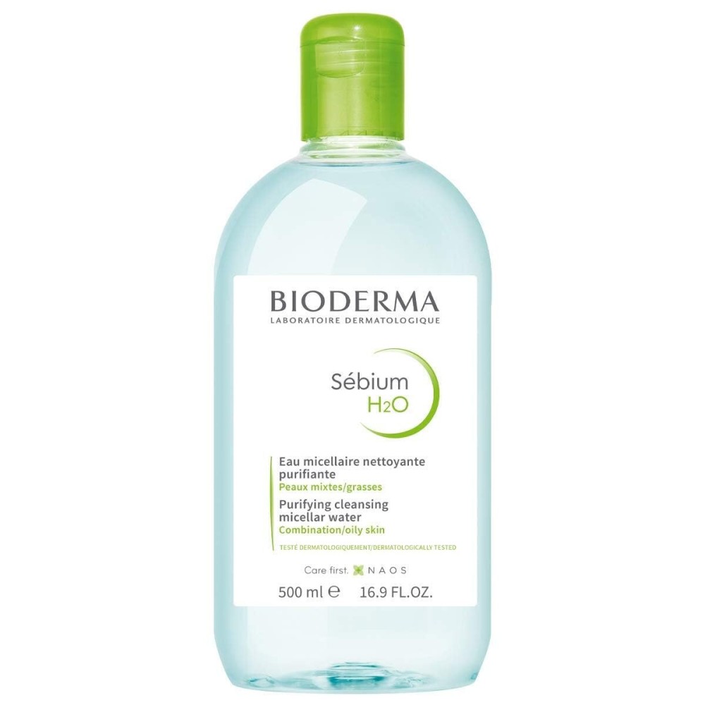 Bioderma - Sbium H2O - Micellar Water - Cleansing and Make-Up Removing - for Combination to Oily Skin