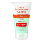 Neutrogena Oil-Free Acne Stress Control Power-Clear Scrub, 2% Salicylic Acid for Acne-Prone Skin, Exfoliating Daily Facial Scrub, 4.2 fl. oz