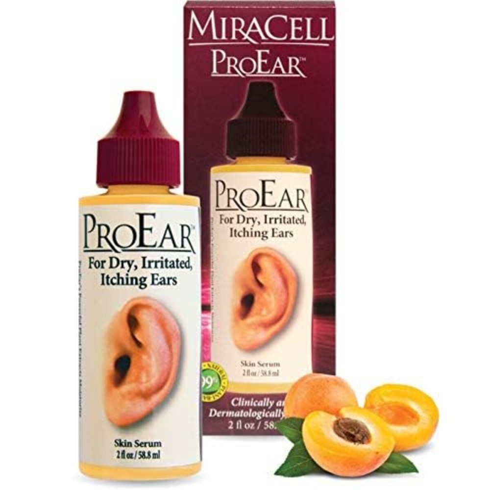 Miracell ProEar, Ear Drops for Itchy Ears, Ear Wax Softener, Clogged Ears, Dry Ears, for Adults, Babies (2oz)