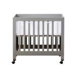 BreathableBaby Mini Crib Breathable Mesh Liner, Classic 3mm Mesh, White, Size 4M Covers 4 Sides FITS MINI Cribs with 38x24 Mattress ONLY