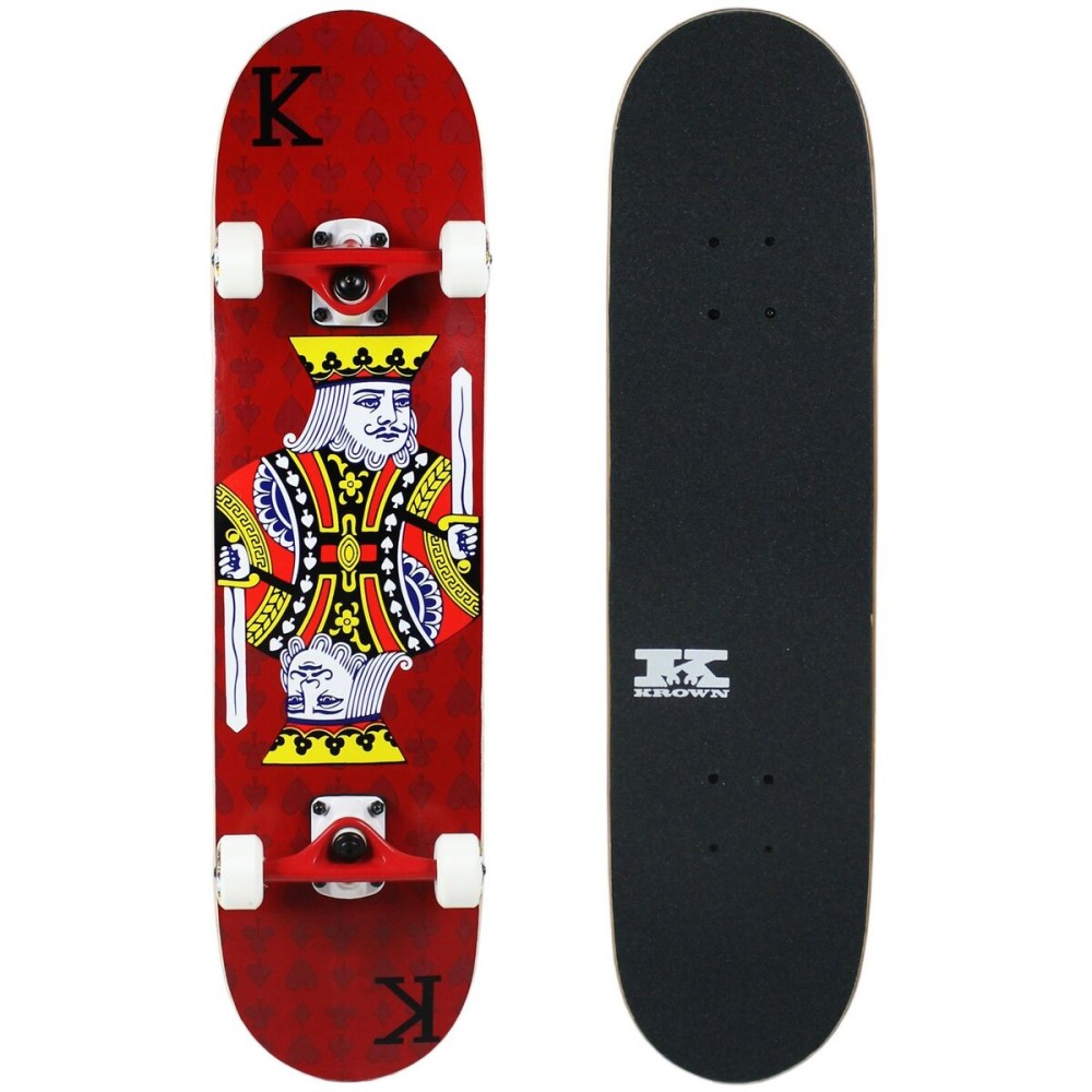 Krown KPC Intro King Skateboard, King Red