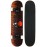 Krown Intro Skateboard, Red Flame