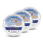 Three Lollies Queasy Drops Sugar Free - Relief from Nausea & Travel Sickness, Alleviates a Dry Mouth, Non-Drowsy Natural Ingredients - 21 ct (Pack of 3)