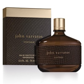 John Varvatos Men\'s Cologne, Vintage Eau de Toilette EDT Spray, Aromatic Chypre Scent with Notes of Quince Paste, Patchouli & Tobacco Leaf, 2.5 fl oz