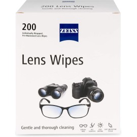 ZEISS Pre-Moistened Lens Cleaning Wipes, 200 Count