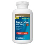 GoodSense Ibuprofen Tablets - 200 mg - Fever Reducer & Pain Relief for Body Aches, Headache, Arthritis Pain, Menstrual Cramps, 500 Count