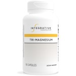 Integrative Therapeutics Tri-Magnesium - Supports Cellular Energy & Energy Metabolism* - Magnesium Supplement for Heart & Nerve Health Support* - Dairy-Free & Gluten-Free - 90 Capsules (90 Servings)
