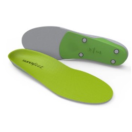 Superfeet All-Purpose Support High Arch Insoles (Green) - Trim-To-Fit Orthotic Shoe Inserts - Professional Grade - Men 9.5-11 / Women 10.5-12