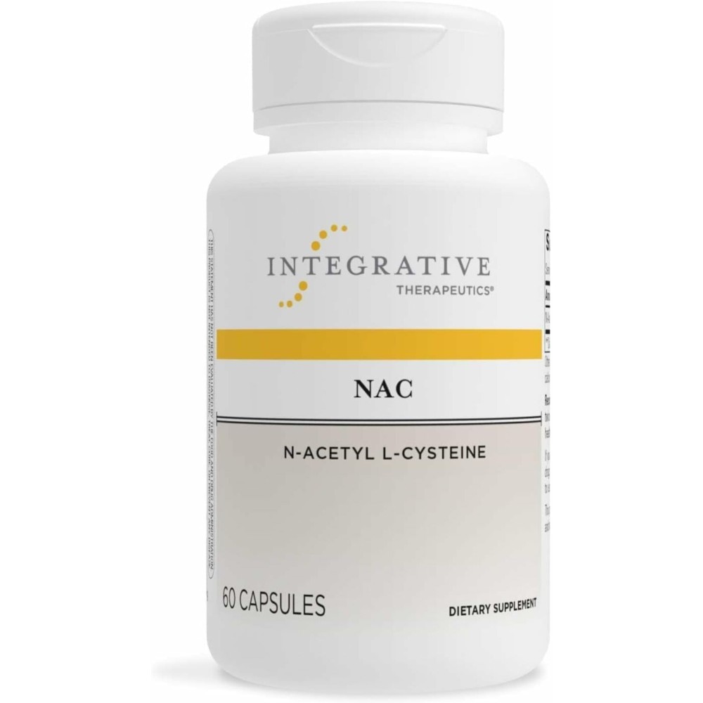 Integrative Therapeutics NAC - Antioxidant Support Supplement for Respiratory & Lung Function* - Gluten-Free & Dairy-Free - 60 Capsules (60 Servings)