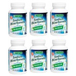 De La Cruz Pure Sodium Bicarbonate Powder - Baking Soda & Baking Powder Aluminium free Antacid for Heartburn & Indigestion - Packed in USA - 4 OZ. (6 Bottles)