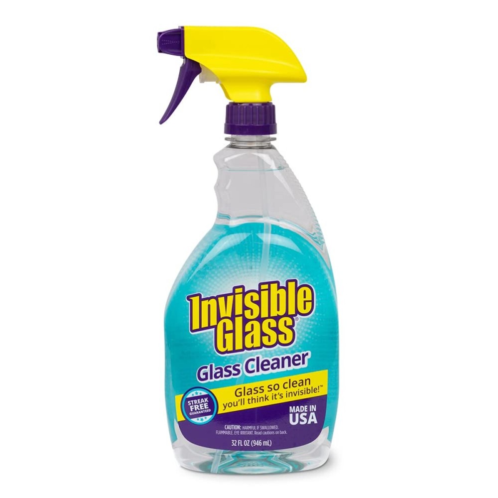 Invisible Glass 92194 Premium Glass and Window Cleaner for Auto and Home Cleans Glass, Windows, Mirrors, and More, Streak-Free, Ammonia-Free, Tint-Safe, 32 Fl Oz
