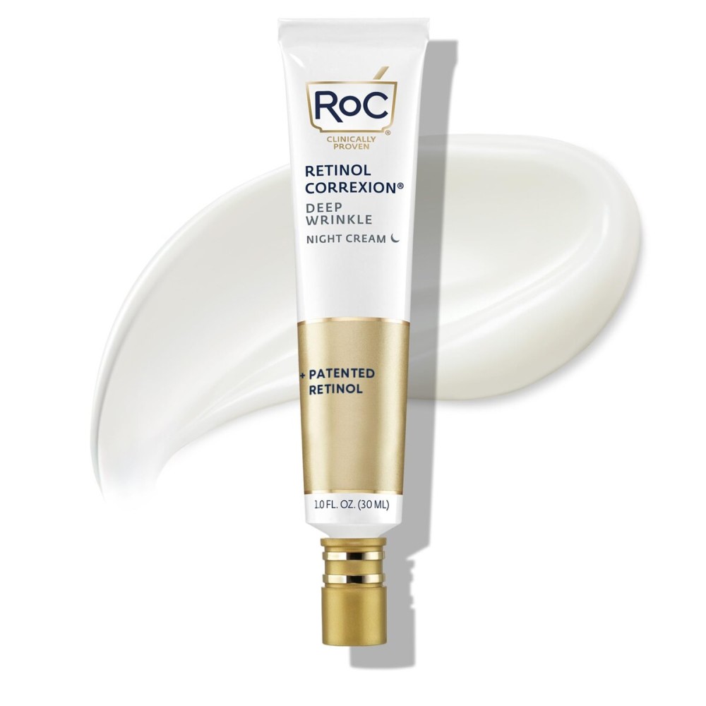 RoC Retinol Correxion Deep Wrinkle Daily Face Moisturizer with Sunscreen SPF 30 for Fine Lines, Dark Spots, Post-Acne Scars, 1 Ounce (Packaging May Vary)