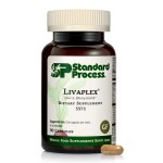 Standard Process Livaplex - Whole Food Bowel, Digestion and Digestive Health, Liver Health and Gallbladder Support with Spanish Black Radish, Betaine Hydrochloride, and Organic Carrot - 90 Capsules