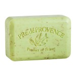 Pre de Provence Artisanal Soap Bar, Enriched with Organic Shea Butter, Natural French Skincare, Quad Milled for Rich Smooth Lather, 8.8 Ounce, Lime Zest