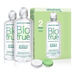 Biotrue Contact Solution, Multi-Purpose Solution with Lens Case, Cleans, Conditions, Hydrates, Disinfects, Removes Protein, Dirt & Debris, Contact Lens Cleaner & Storage, 10 Fl Oz (Pack of 2)