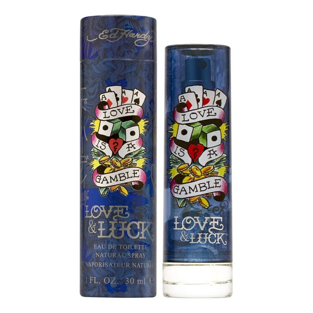 Ed Hardy Love and Luck Men Eau De Toilettes, 1.0 Ounce