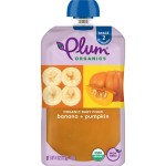 Plum Organics Stage 2 Organic Baby Food - Banana and Pumpkin - 4 oz Pouch - Organic Fruit and Vegetable Baby Food Pouch